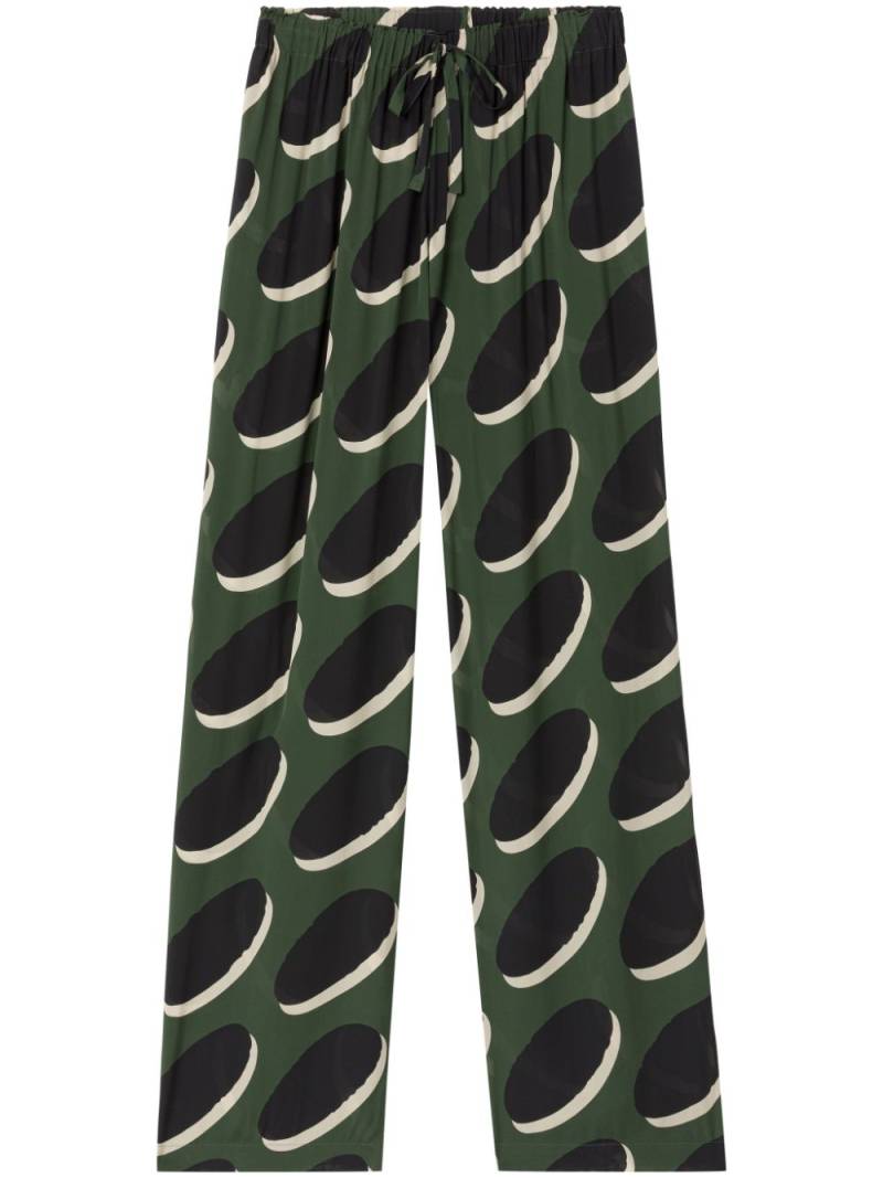 AZ FACTORY graphic-print pyjama trousers - Green von AZ FACTORY