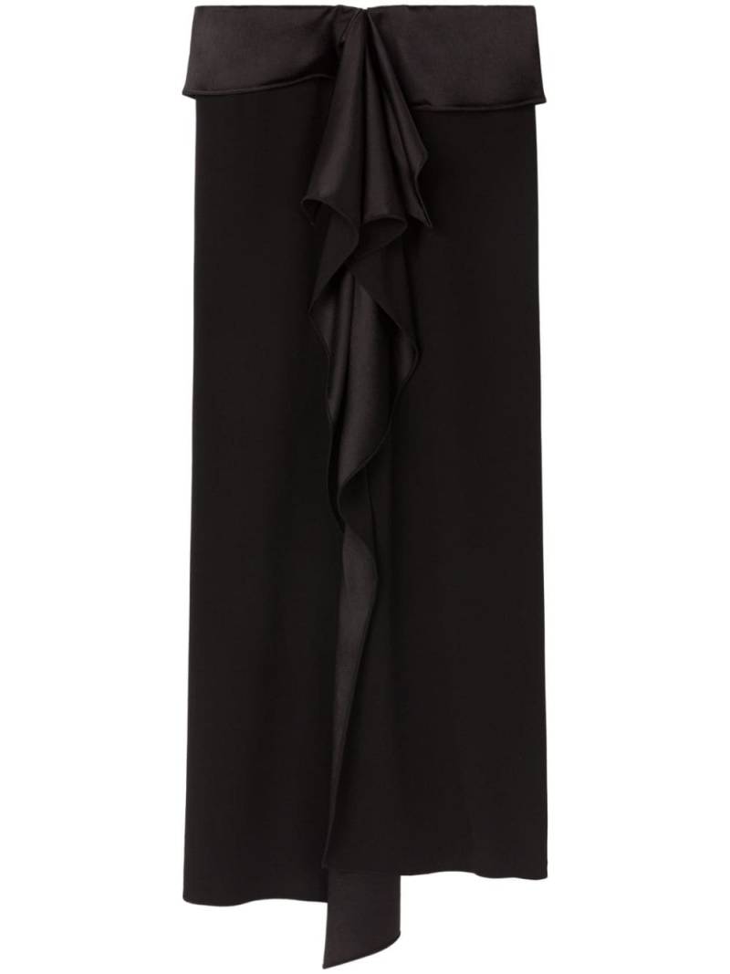 AZ FACTORY ruffled midi skirt - Black von AZ FACTORY