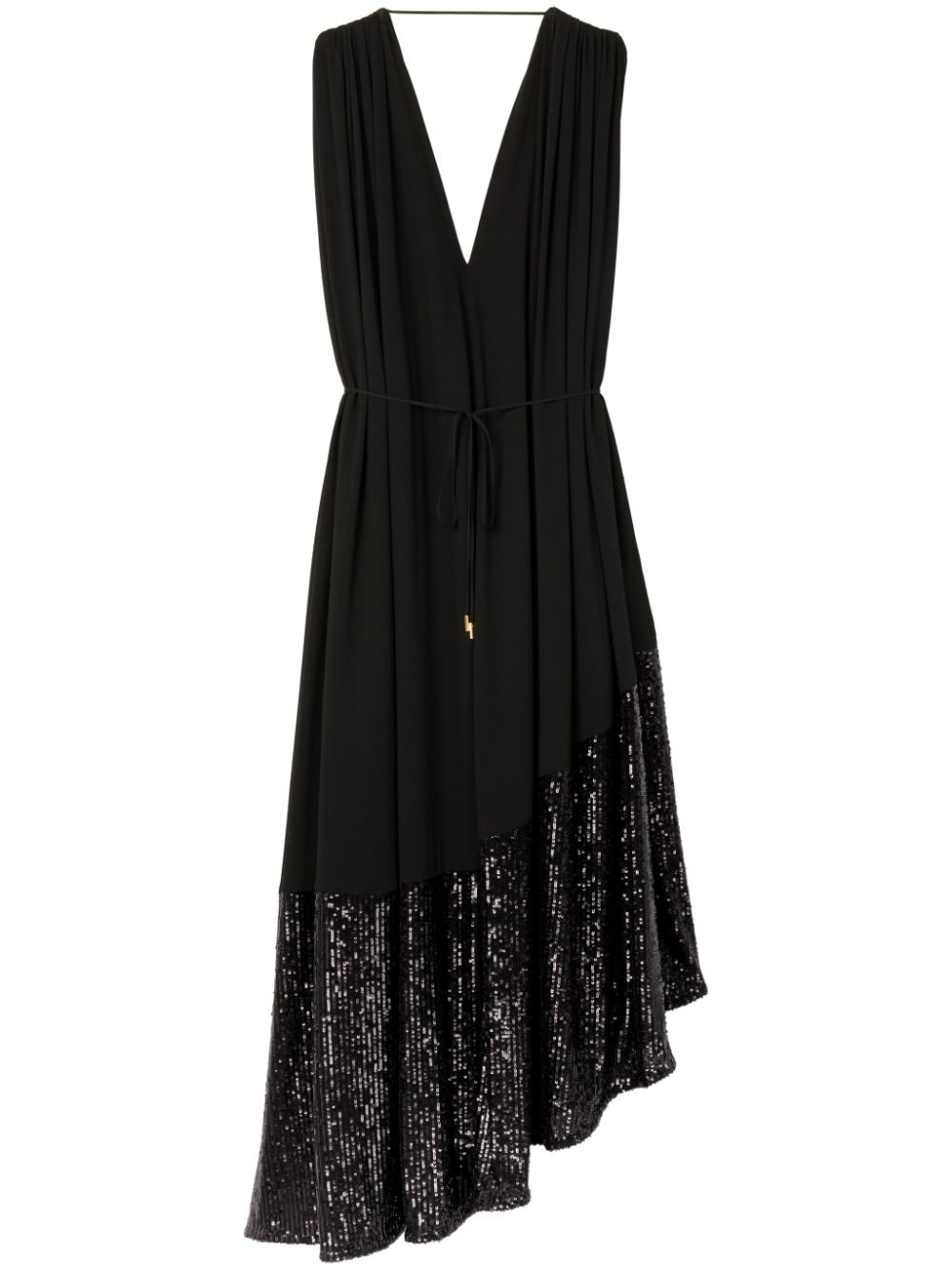 AZ FACTORY sequin-embellished pleated maxi dress - Black von AZ FACTORY