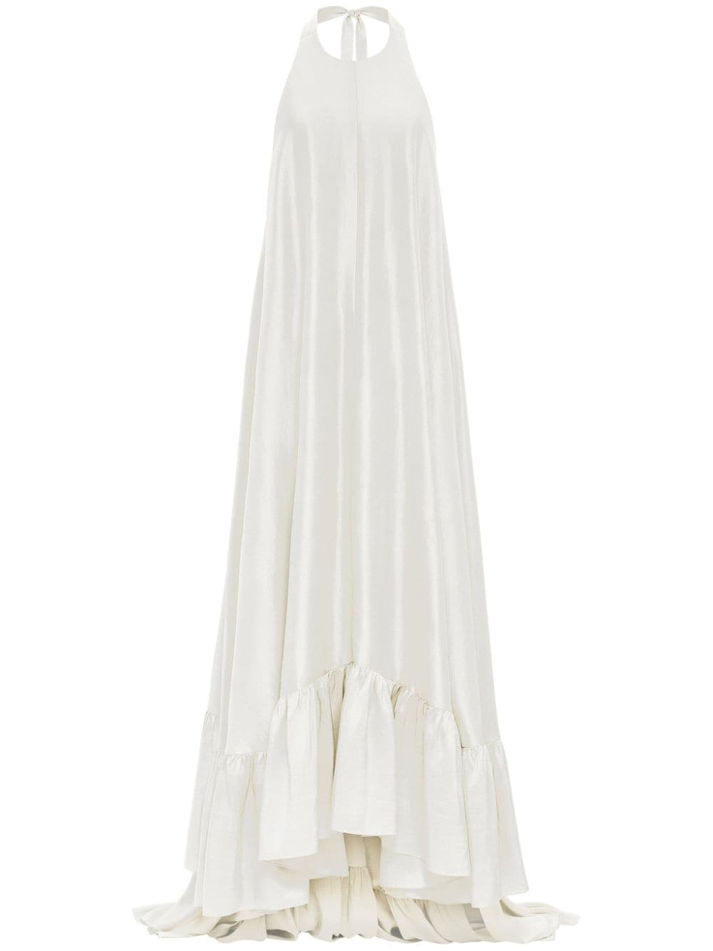 AZEEZA Sadie silk gown - White von AZEEZA