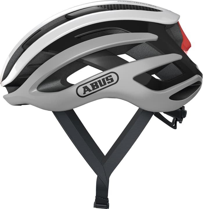 Abus AirBreaker Velohelm silber von Abus