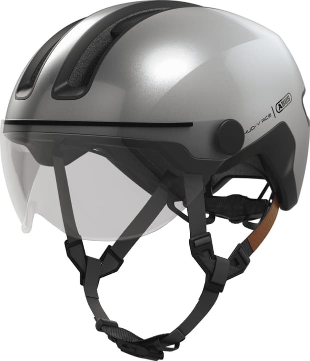 Abus Hud-Y ACE Velohelm silber von Abus