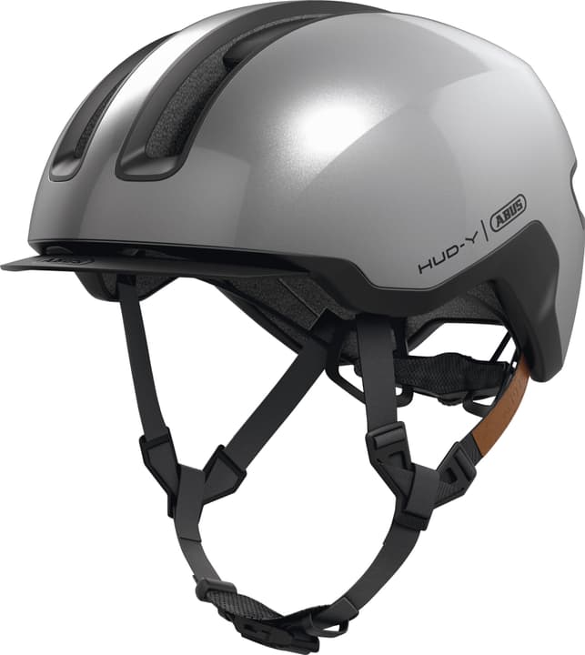 Abus Hud-Y Velohelm silber von Abus