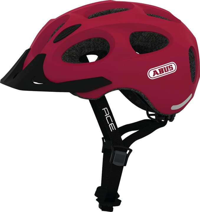 Abus Youn-I ACE Velohelm dunkelrot von Abus