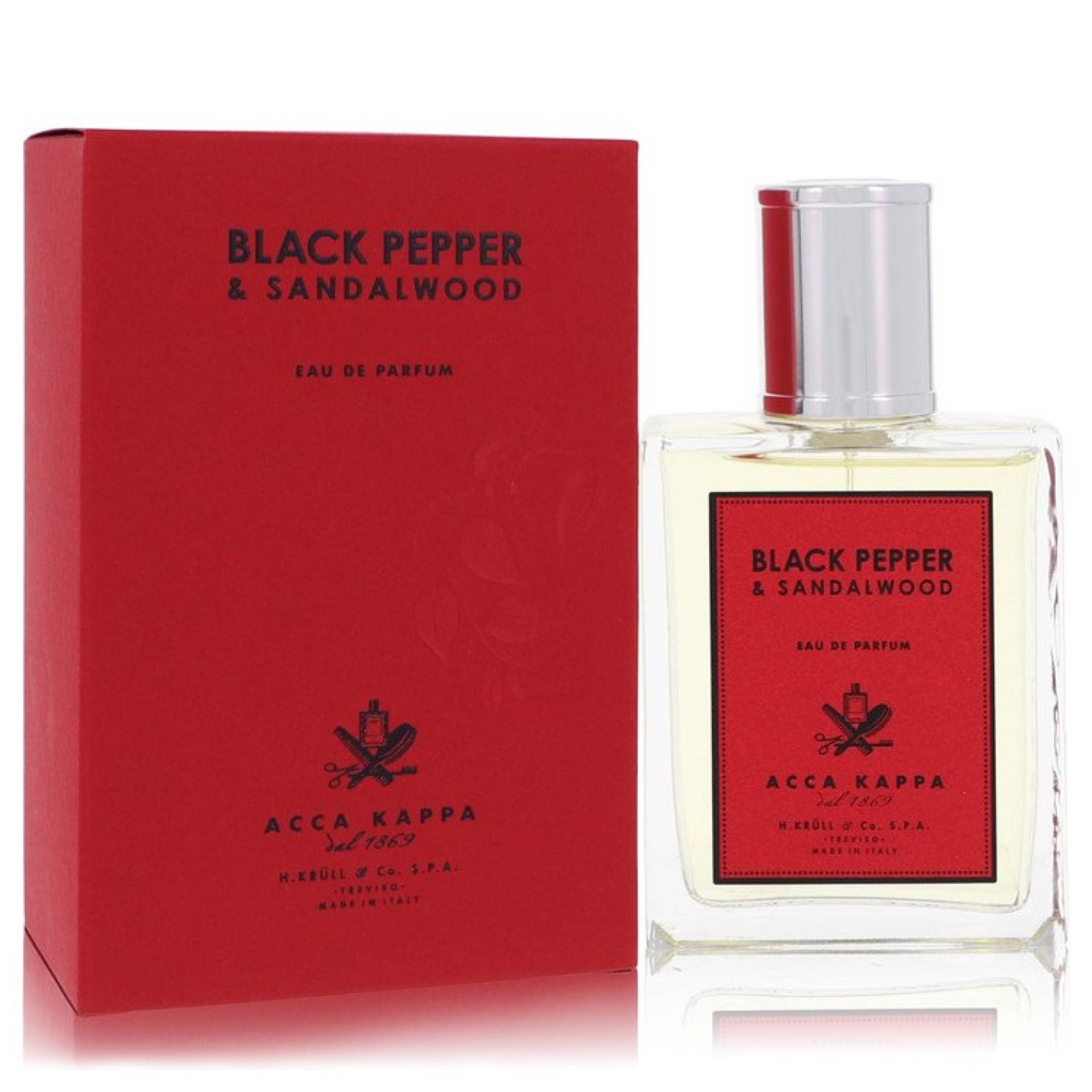 Acca Kappa Black Pepper & Sandalwood Eau De Parfum Spray 100 ml von Acca Kappa