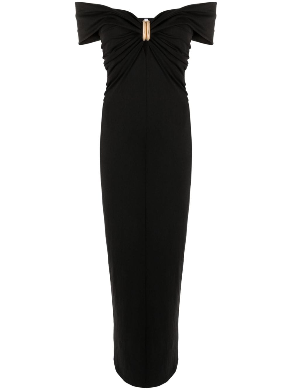 Acler Alberton off-shoulder maxi dress - Black von Acler