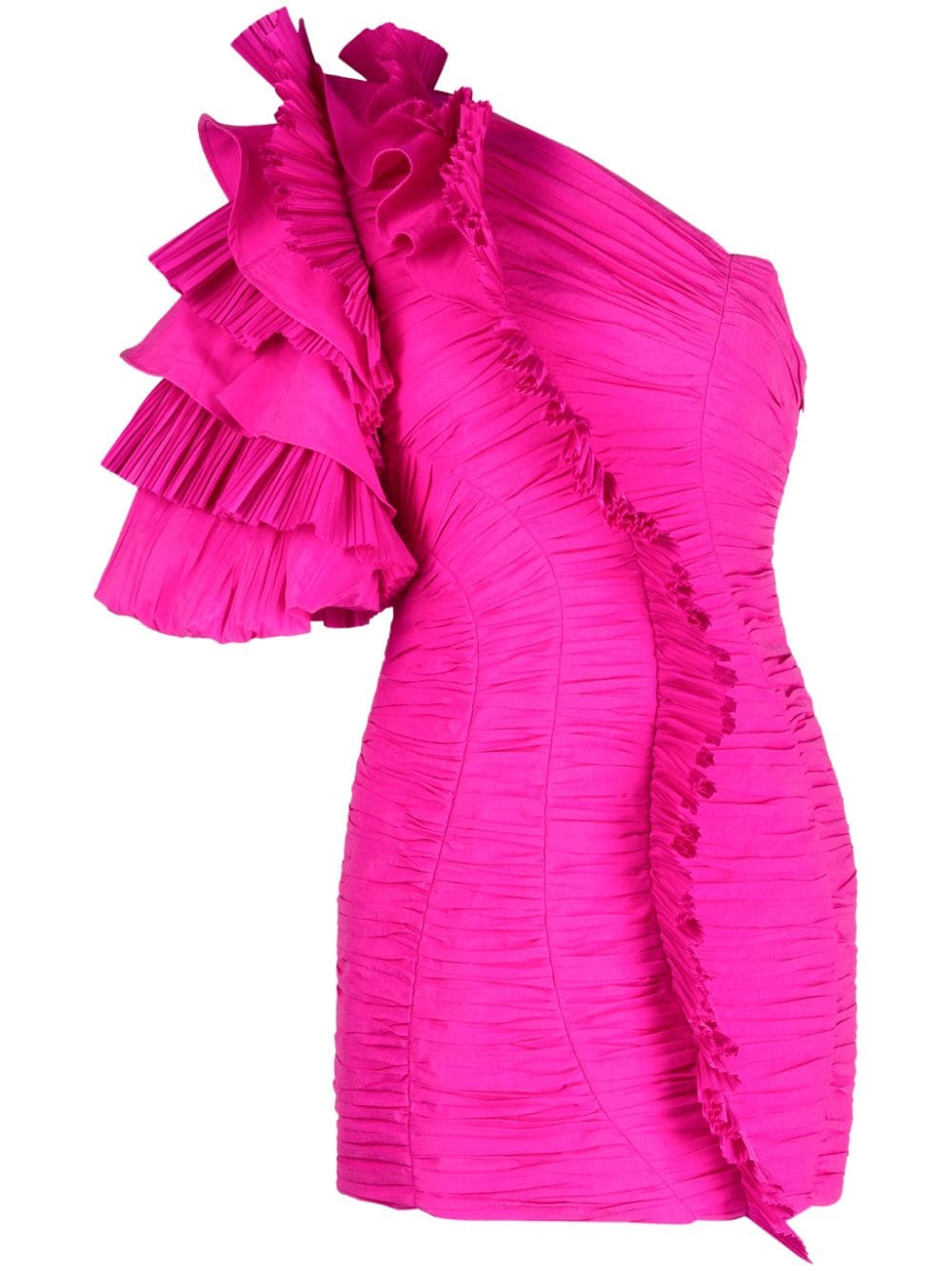 Acler Ascot ruffled minidress - Pink von Acler