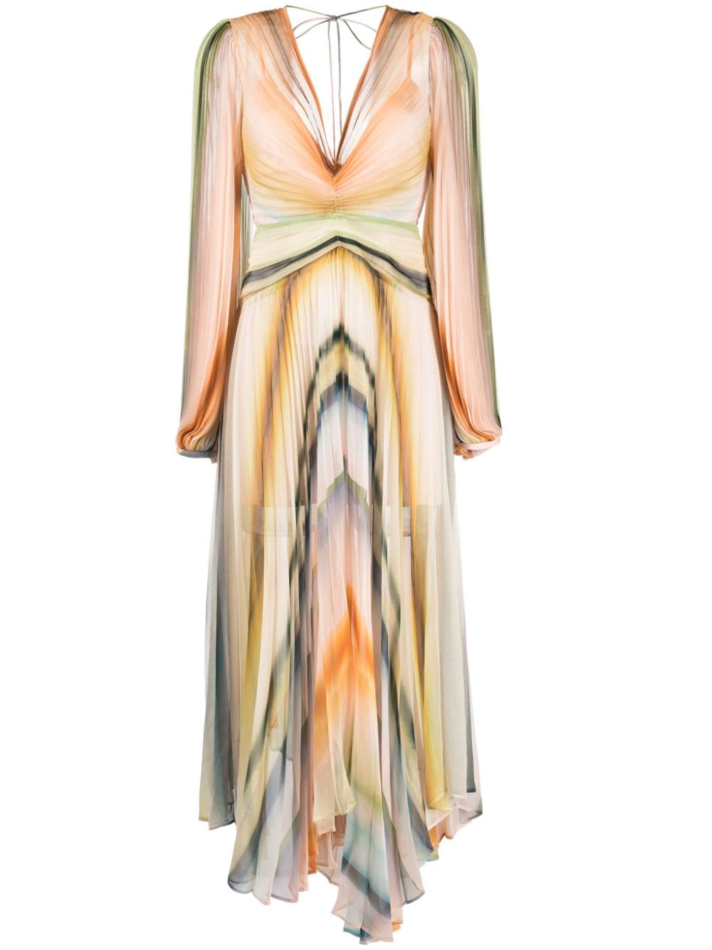 Acler Astone pleat-detailing dress - Multicolour von Acler