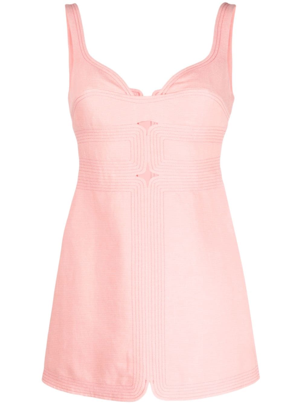 Acler Briar sweetheart-neck dress - Pink von Acler