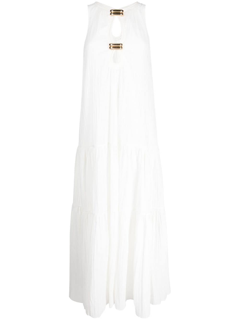 Acler Conara tiered maxi dress - White von Acler