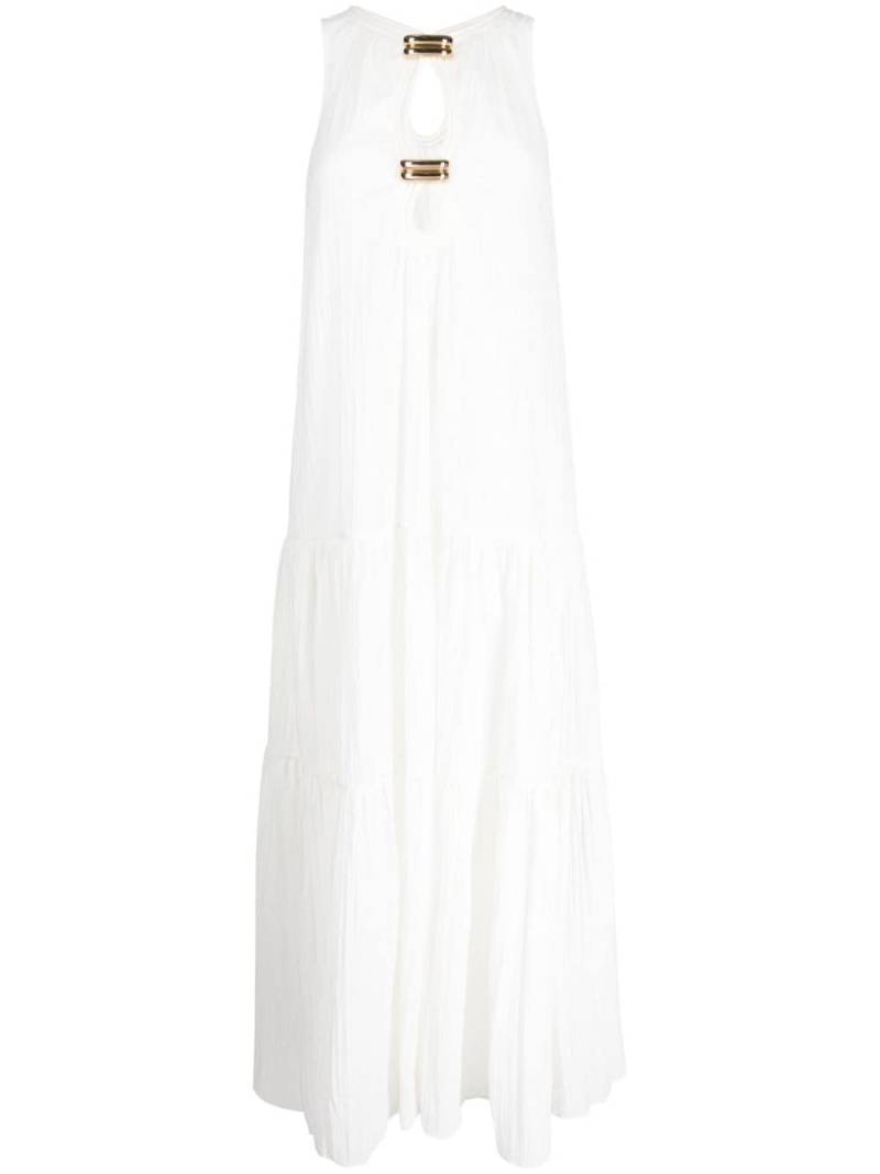 Acler Conara tiered maxi dress - White von Acler