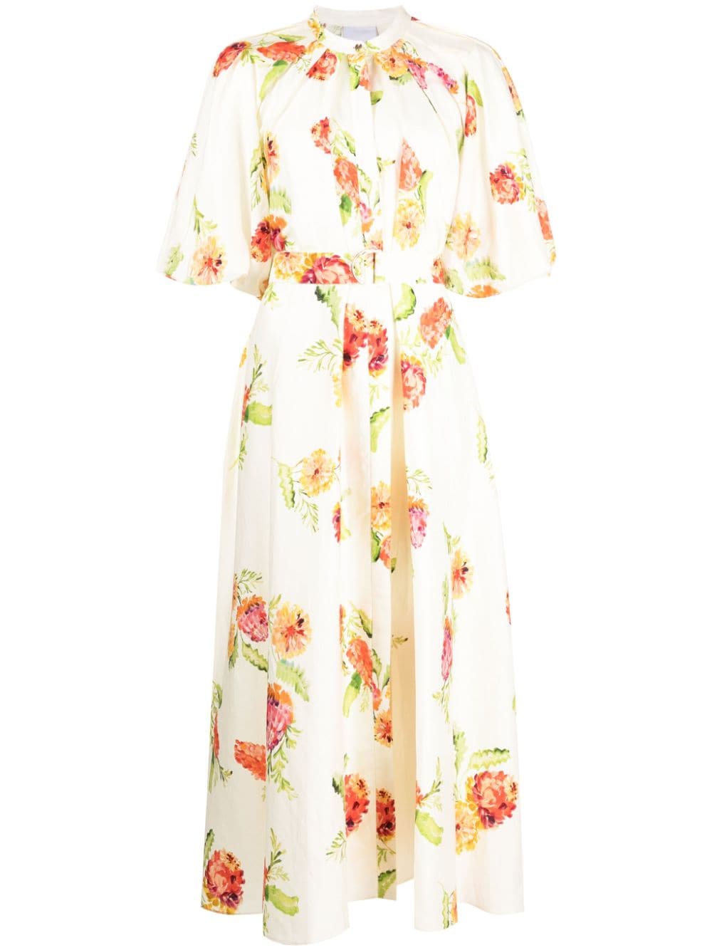 Acler Cranhurst floral-print midi dress - Multicolour von Acler
