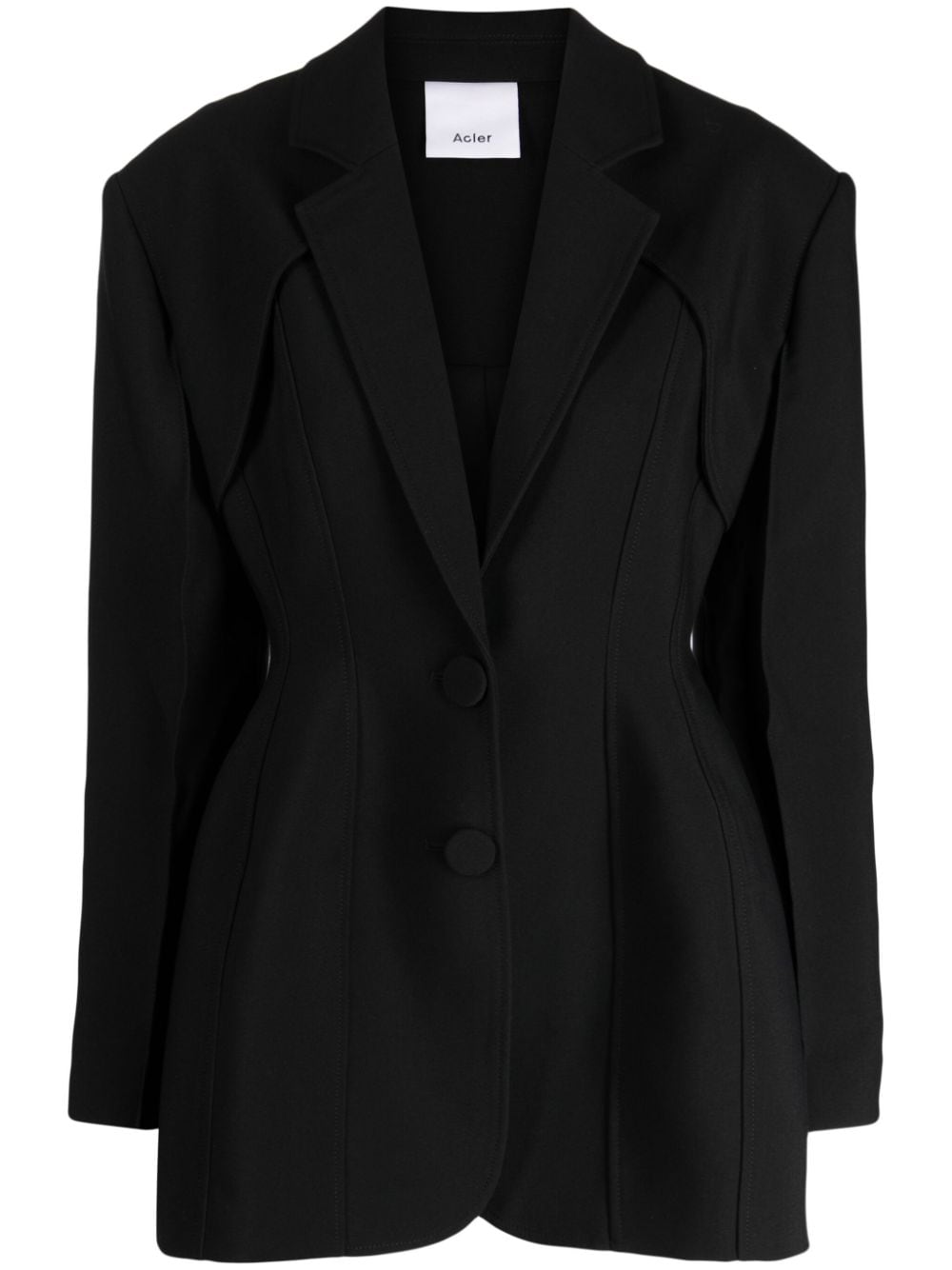 Acler Hawthorn single-breasted blazer - Black von Acler