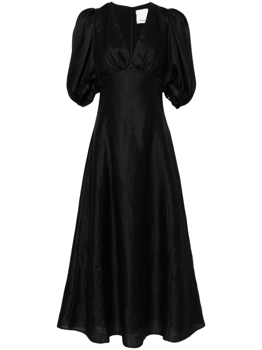 Acler Newnham puff-sleeved dress - Black von Acler