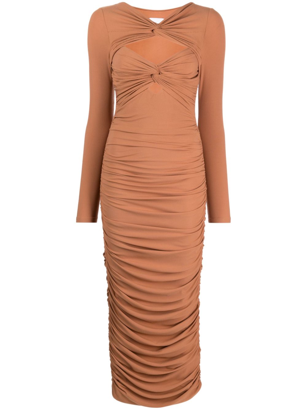 Acler Redland cut-out dress - Brown von Acler