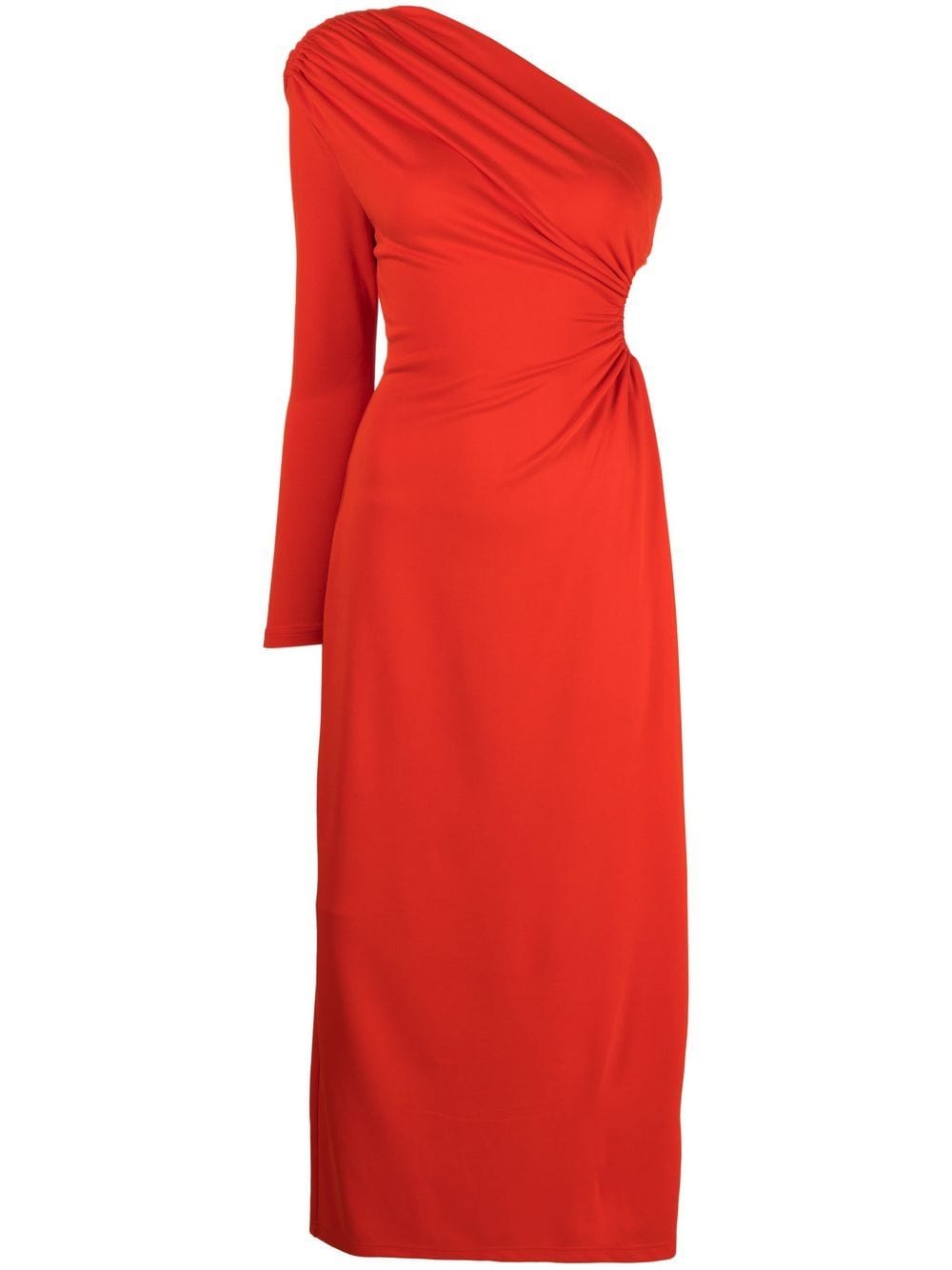 Acler Stanmore one-shoulder midi dress - Red von Acler