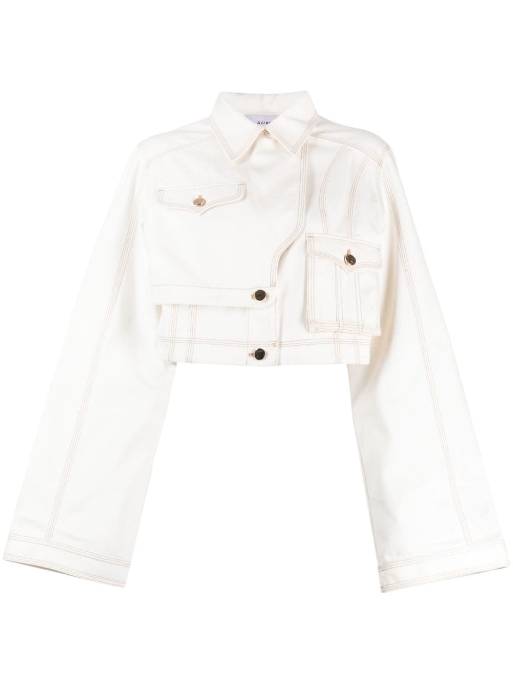 Acler Valleybrook denim jacket - White von Acler