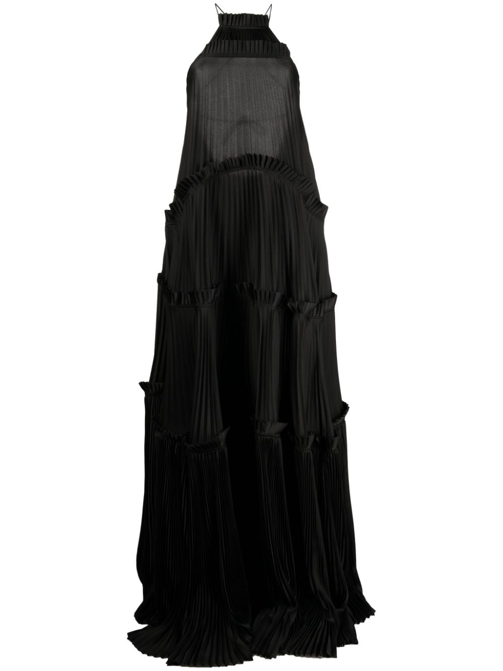 Acler fully-pleated sleeveless dress - Black von Acler