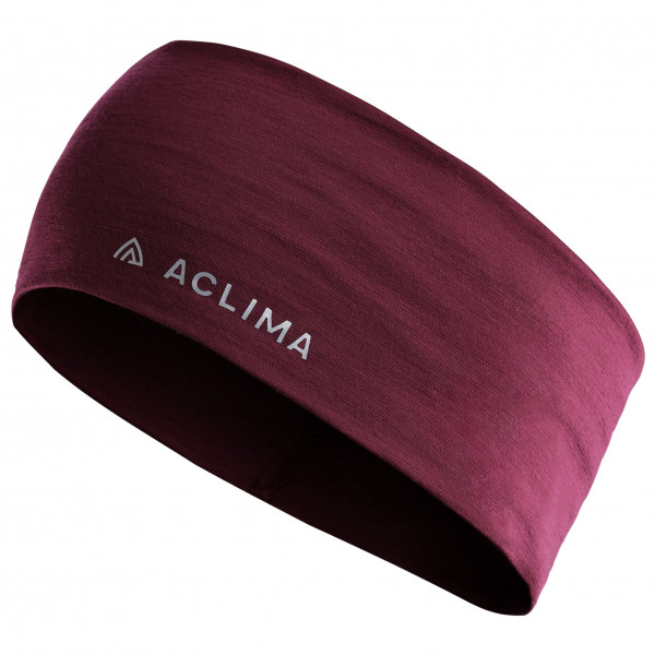 Aclima - Lightwool Headband - Stirnband Gr M rot von Aclima