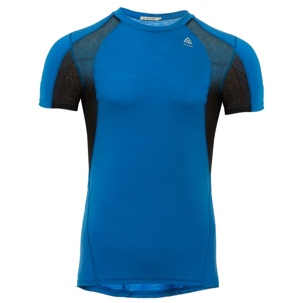 Aclima - Lightwool Sports T-Shirt - Merinounterwäsche Gr S blau von Aclima
