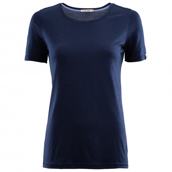 Aclima - Women's LightWool - T-Shirt Gr L blau von Aclima