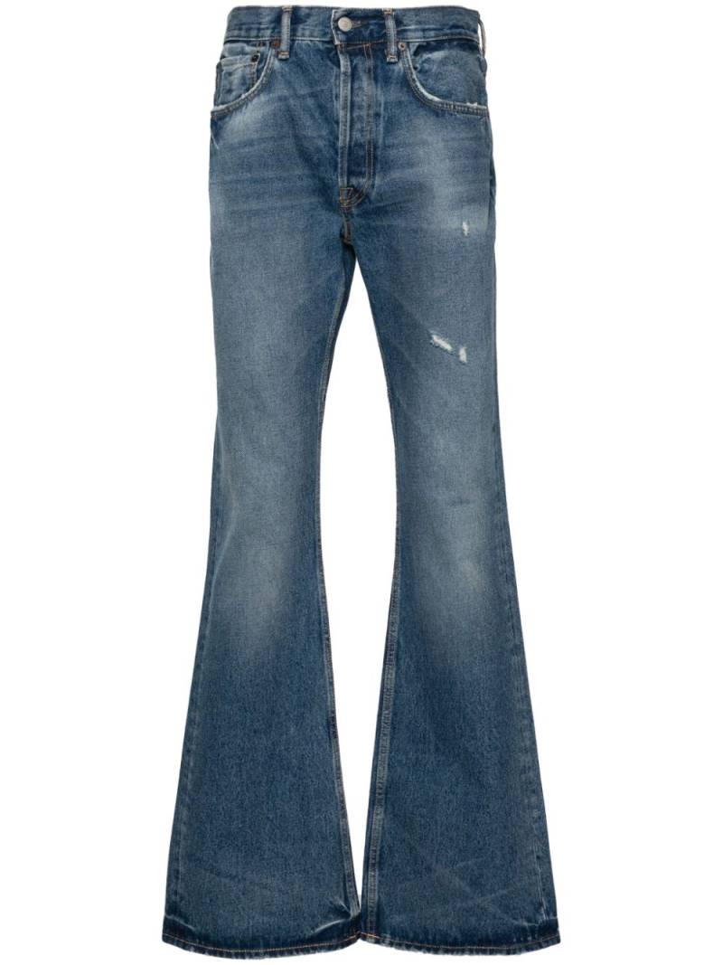 Acne Studios 1992 mid-waist bootcut jeans - Blue von Acne Studios