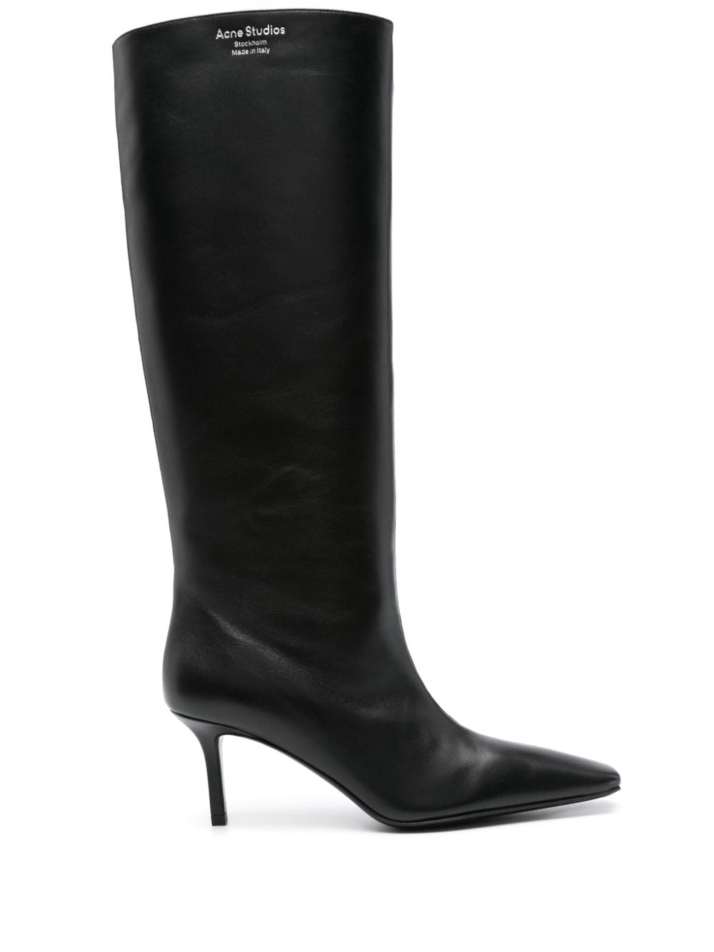 Acne Studios 80mm leather knee boots - Black von Acne Studios