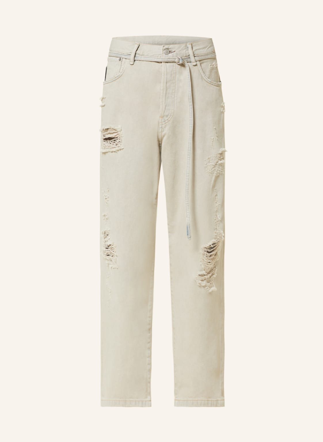 Acne Studios Destroyed Jeans Regular Fit beige von Acne Studios