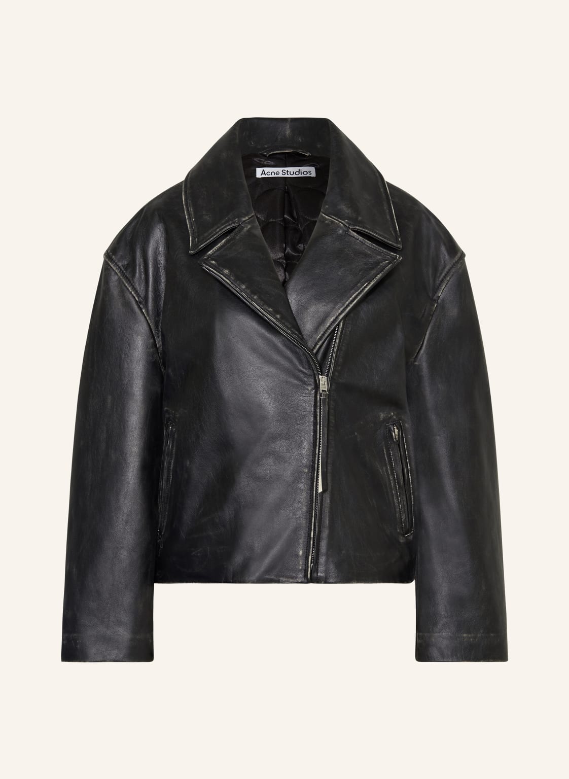 Acne Studios Lederjacke schwarz von Acne Studios