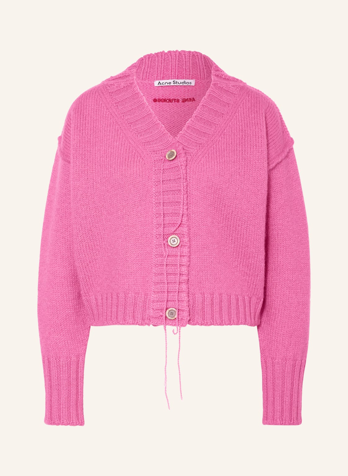 Acne Studios Strickjacke pink Acne Studios Strickjacke pink von Acne Studios