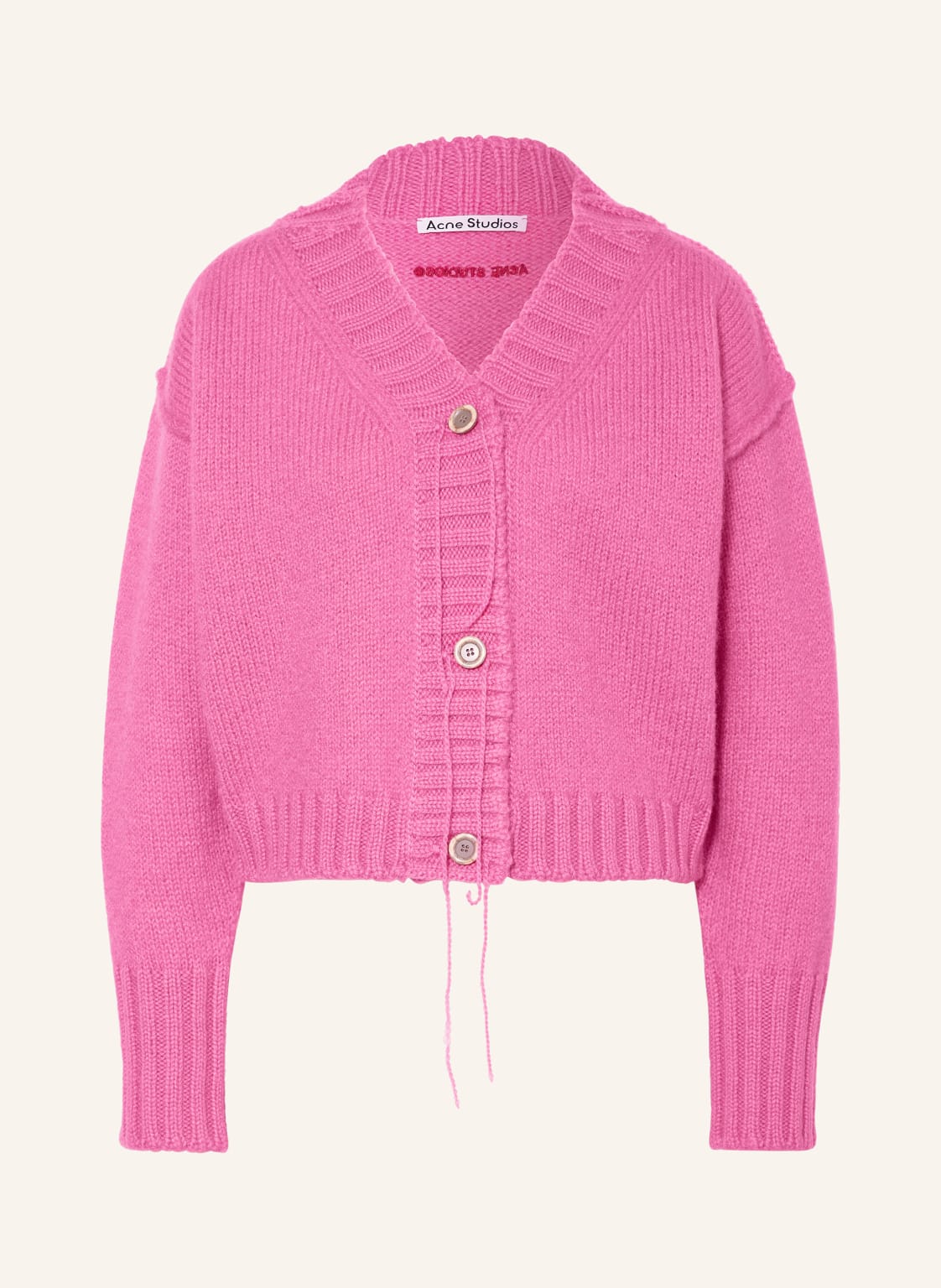 Acne Studios Strickjacke pink von Acne Studios