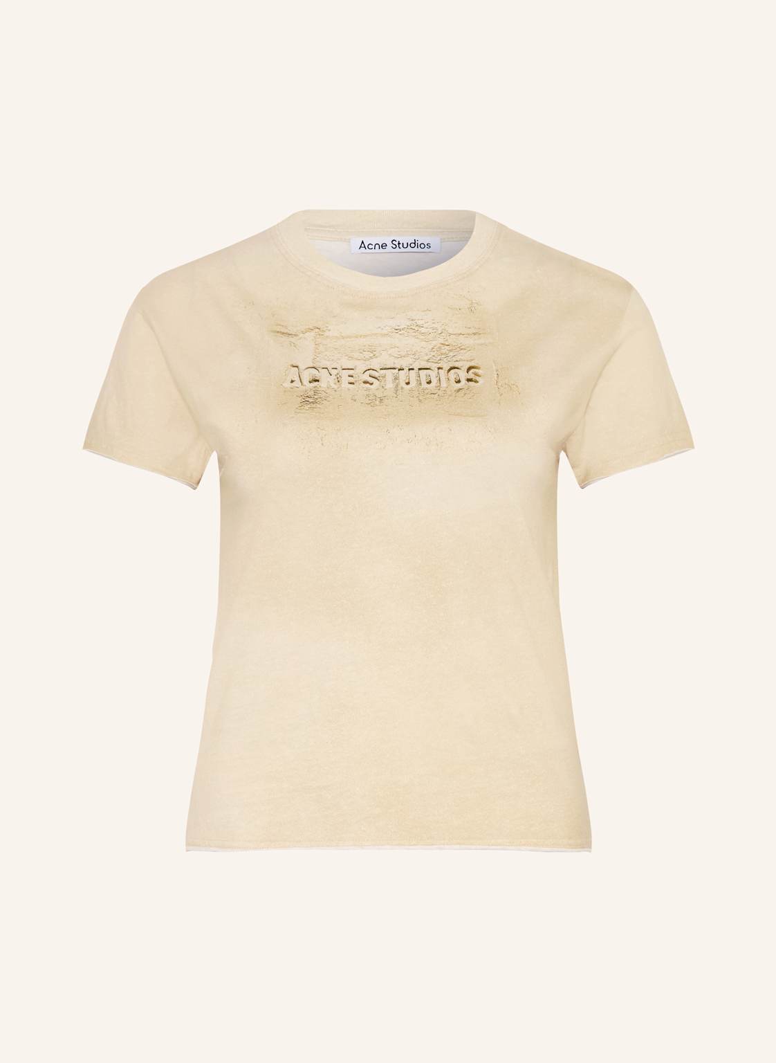 Acne Studios T-Shirt beige Acne Studios T-Shirt beige von Acne Studios