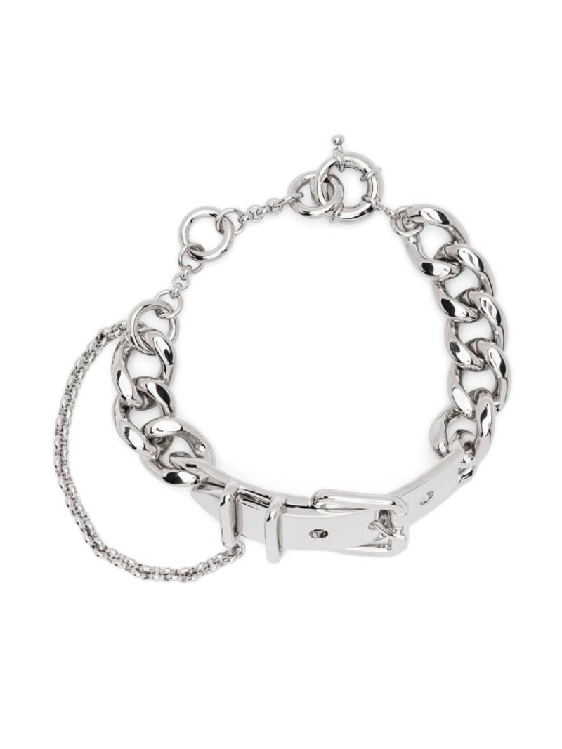 Acne Studios buckle chain bracelet - Silver von Acne Studios