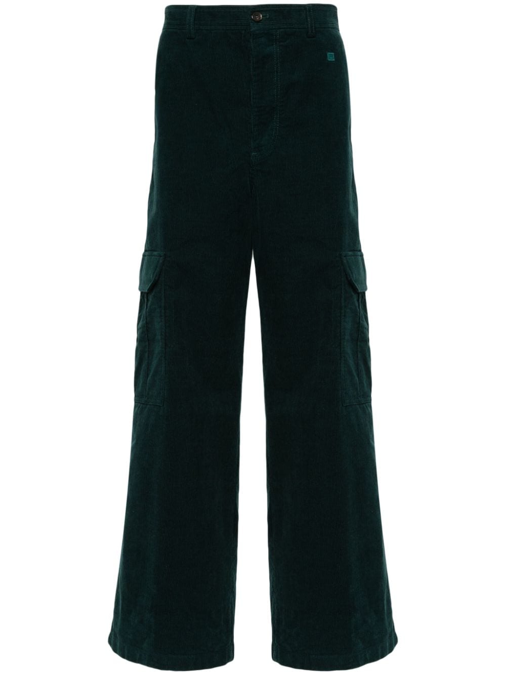 Acne Studios cargo-pockets corduroy trousers - Green von Acne Studios