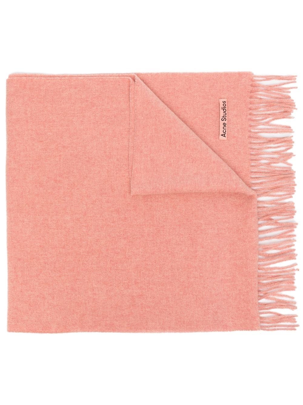 Acne Studios fringed wool scarf - Pink von Acne Studios