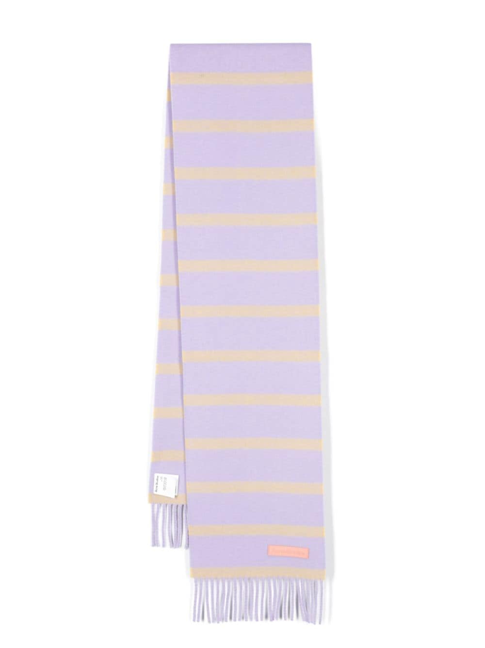 Acne Studios fringed wool scarf - Purple von Acne Studios