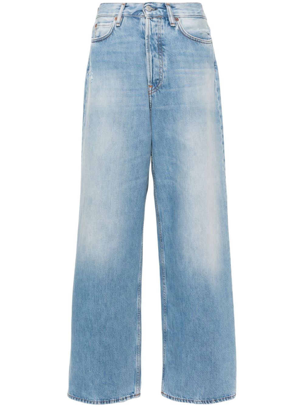 Acne Studios high-rise wide-leg jeans - Blue von Acne Studios