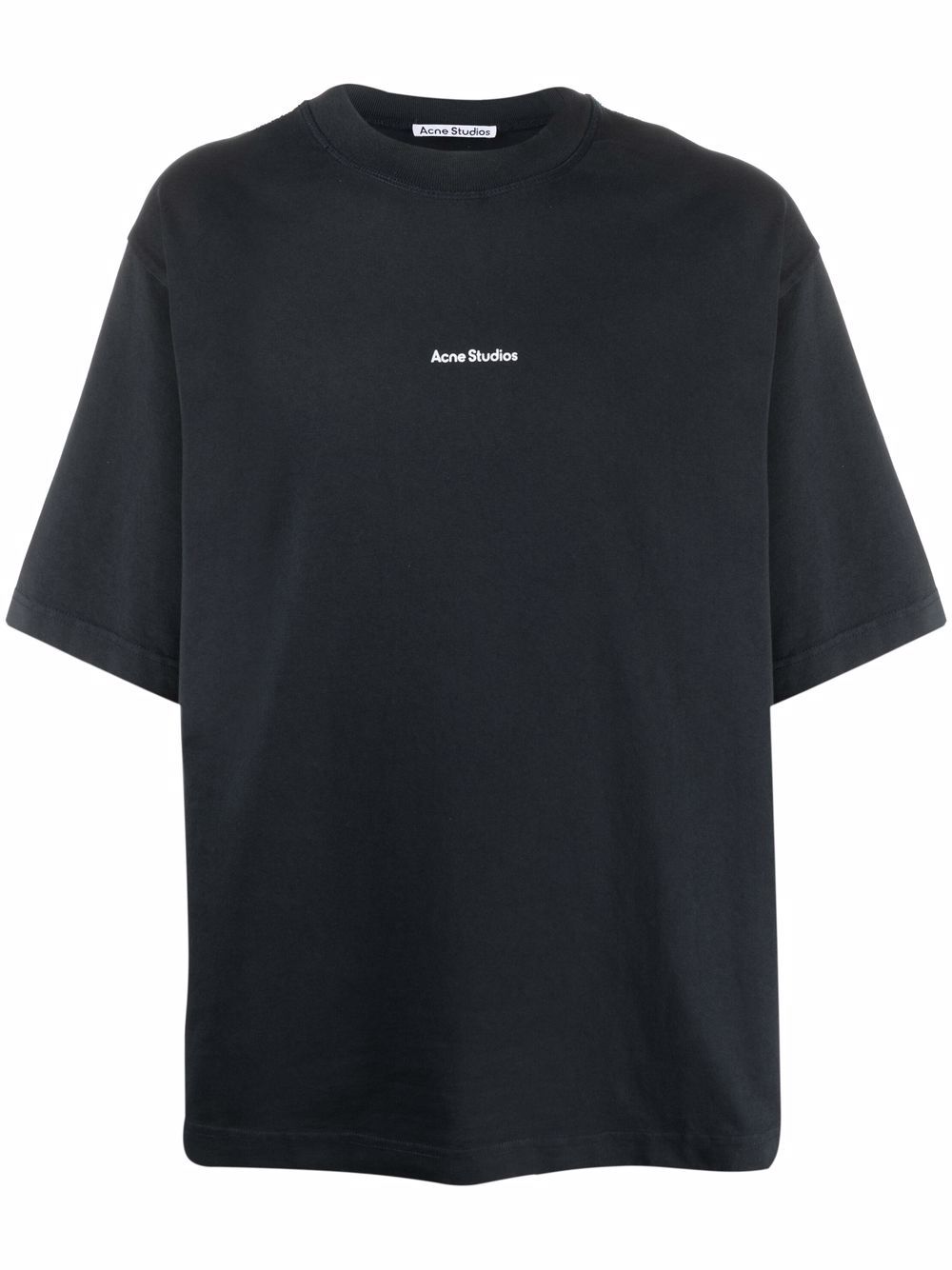 Acne Studios logo-print cotton T-shirt - Black von Acne Studios
