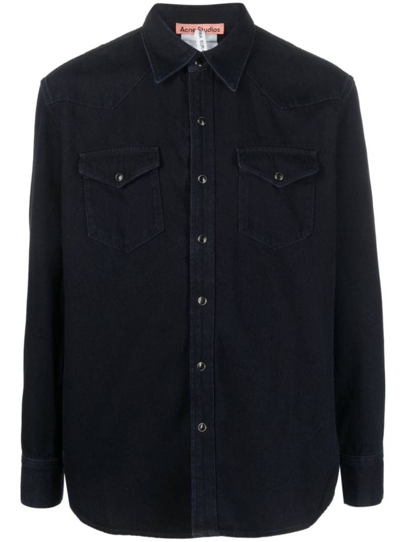 Acne Studios long-sleeve denim shirt - Blue von Acne Studios