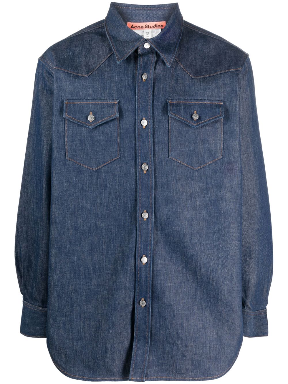 Acne Studios long-sleeve denim shirt - Blue von Acne Studios