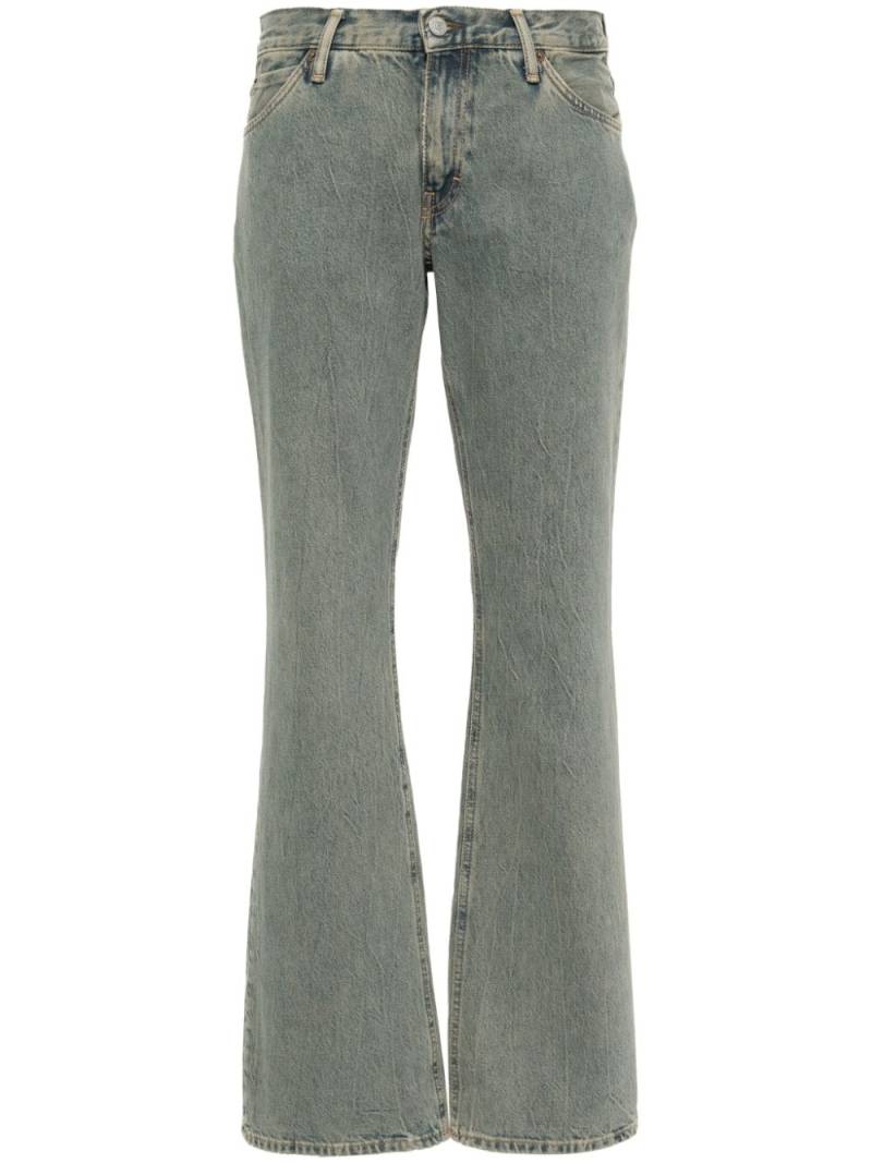 Acne Studios low-rise bootcut jeans - Blue von Acne Studios