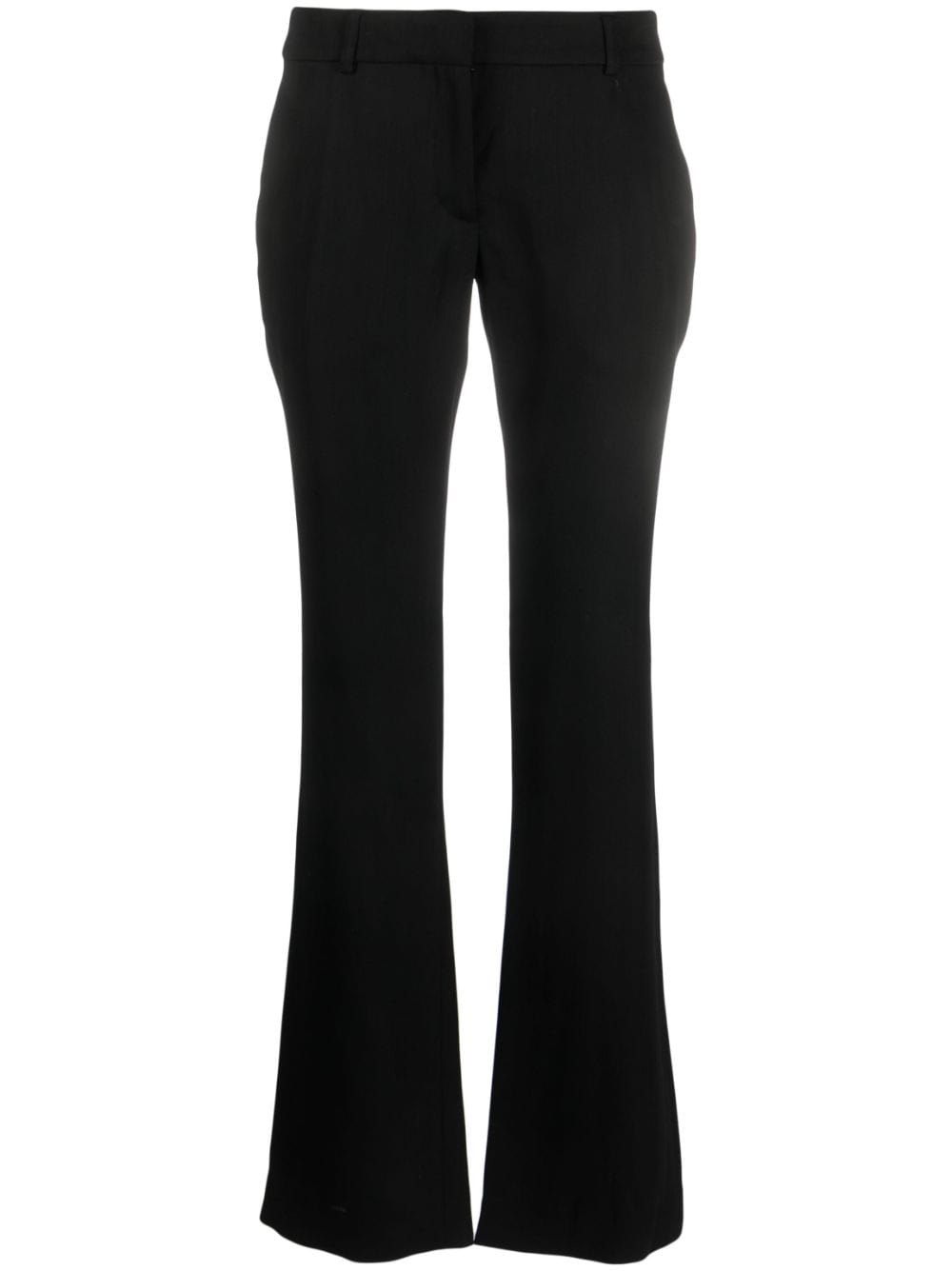 Acne Studios low-rise flared trousers - Black von Acne Studios