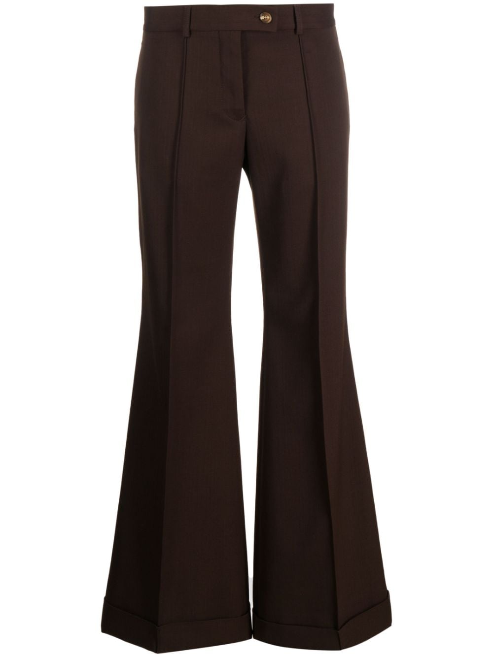 Acne Studios mid-rise flared trousers - Brown von Acne Studios