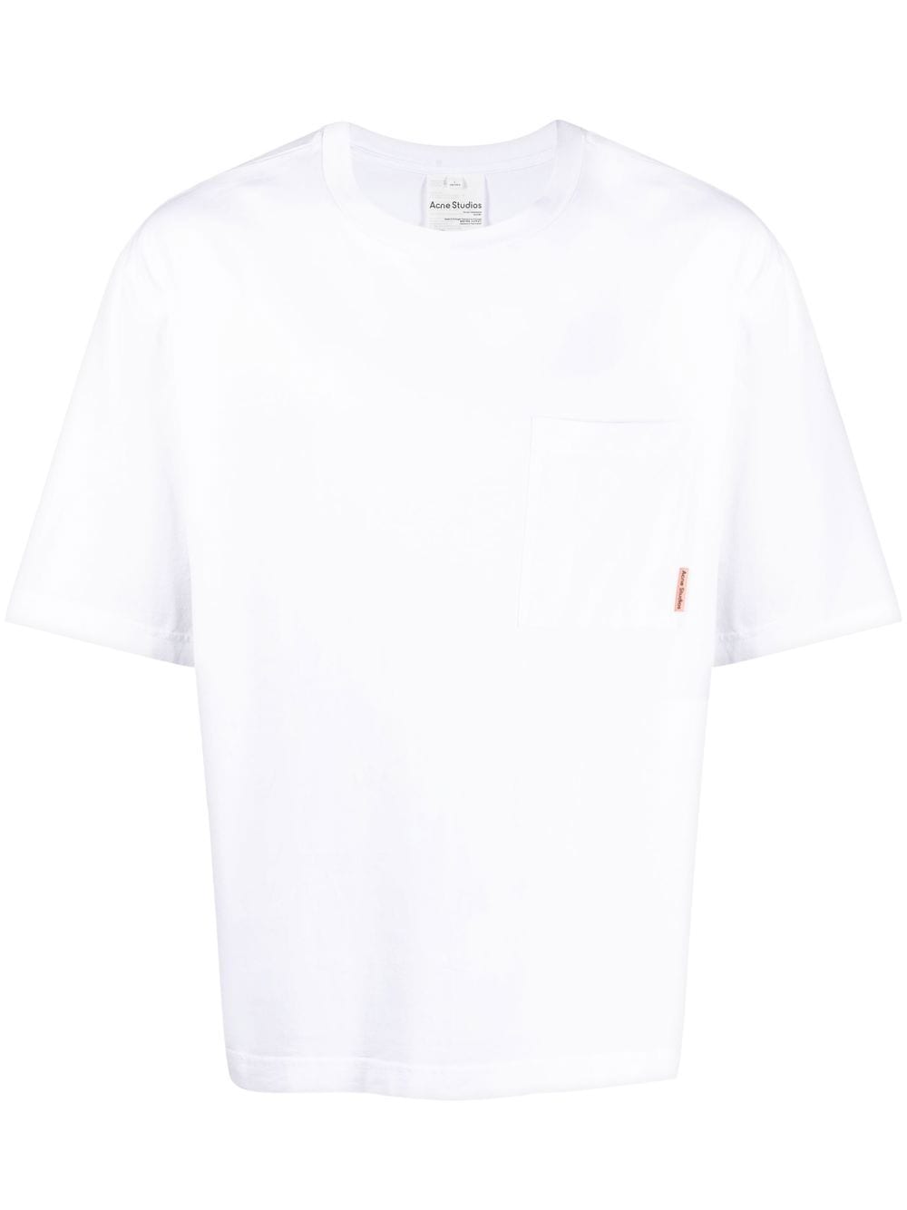 Acne Studios patch-pocket crew-neck T-shirt - White von Acne Studios