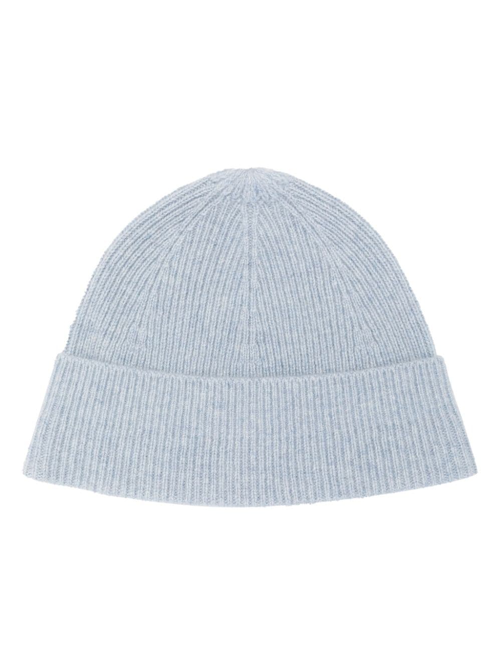 Acne Studios ribbed-knit beanie - Blue von Acne Studios