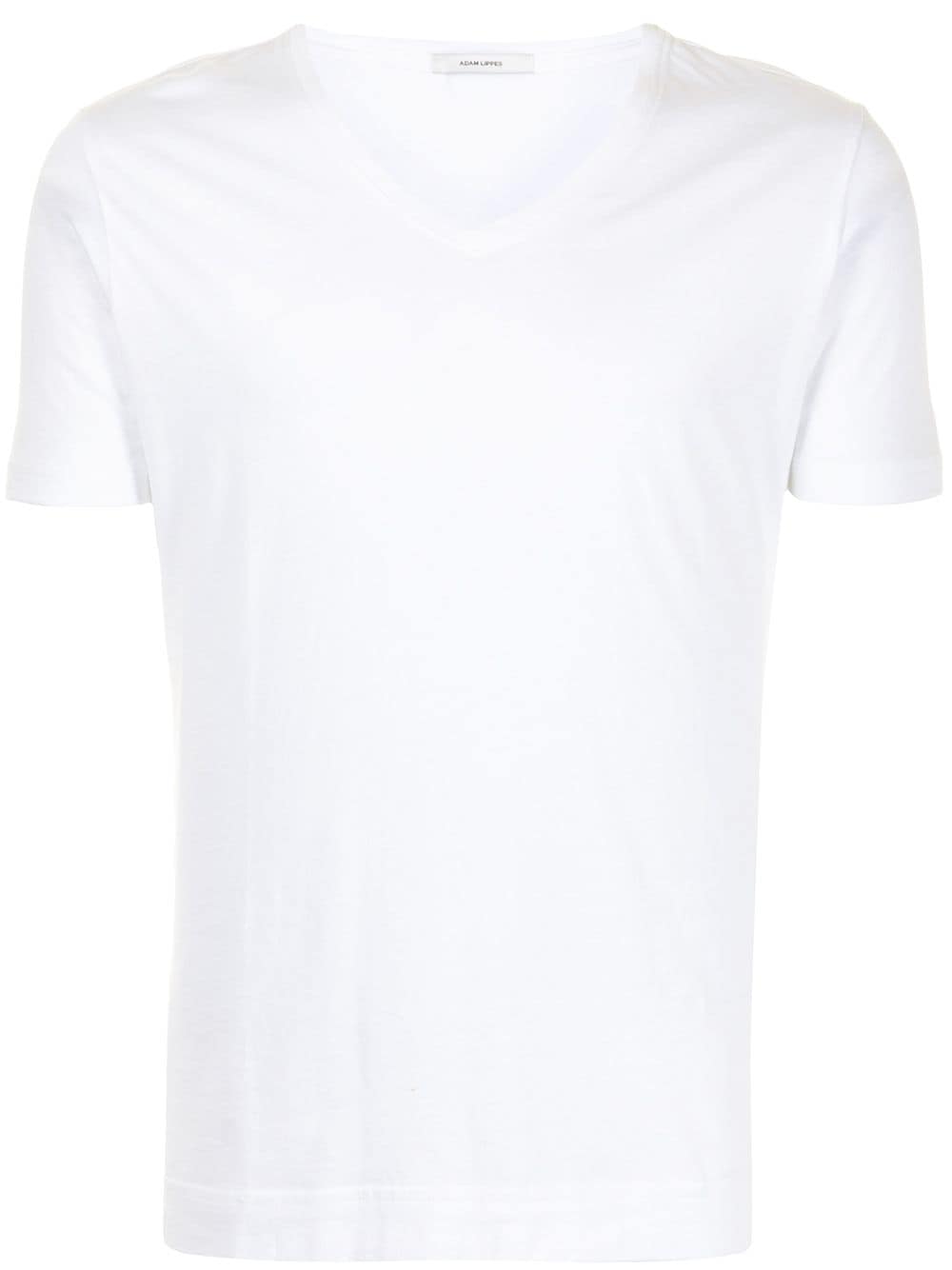 Adam Lippes V-neck cotton T-shirt - White von Adam Lippes