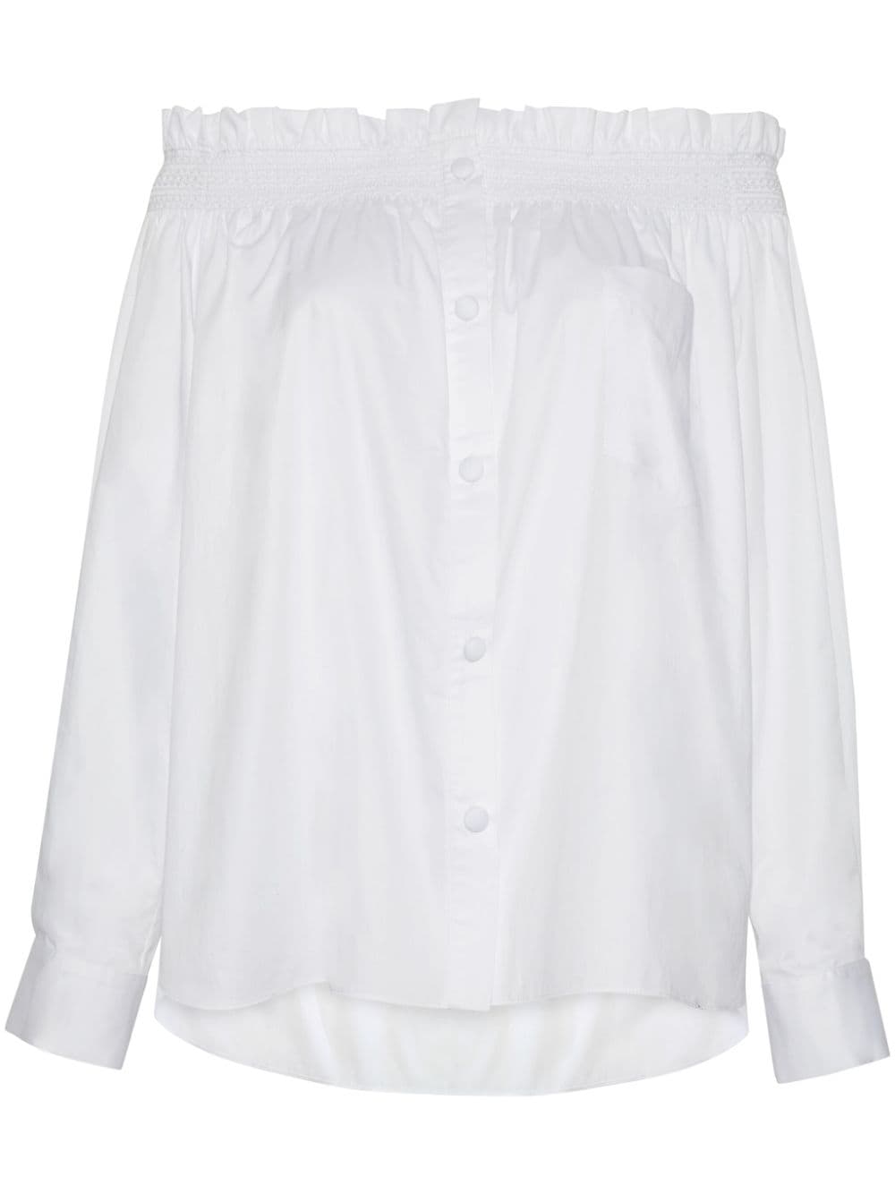 Adam Lippes Visby cotton-poplin blouse - White von Adam Lippes