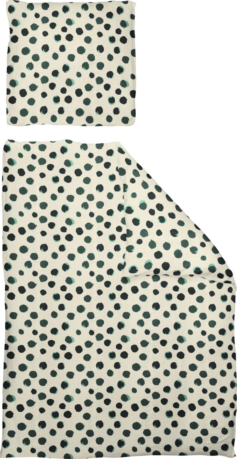 Adam Bettwäsche »Leinenbettwäsche Dots«, aus Bio-Baumwolle von Adam