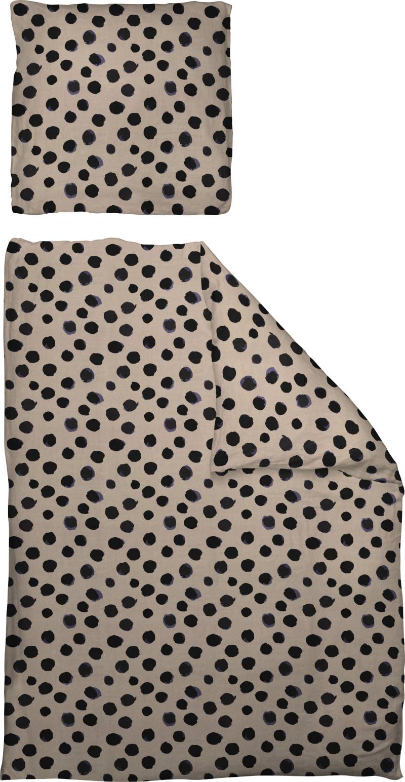 Adam Bettwäsche »Leinenbettwäsche Dots«, aus Bio-Baumwolle von Adam