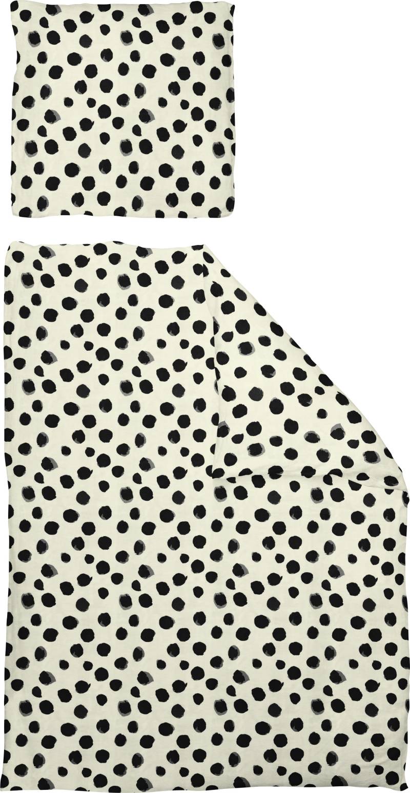 Adam Bettwäsche »Leinenbettwäsche Dots«, aus Bio-Baumwolle von Adam